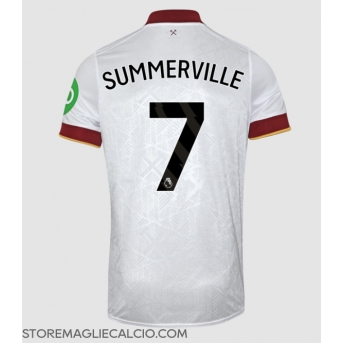 West Ham United Crysencio Summerville #7 Maglia Gara Terza Repliche 2024-25 Maniche Corte